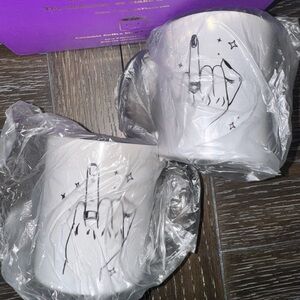 NWT WEDDING GIFT FUNNY RINGS MARRIAGE MUGS COFFEE CUPS